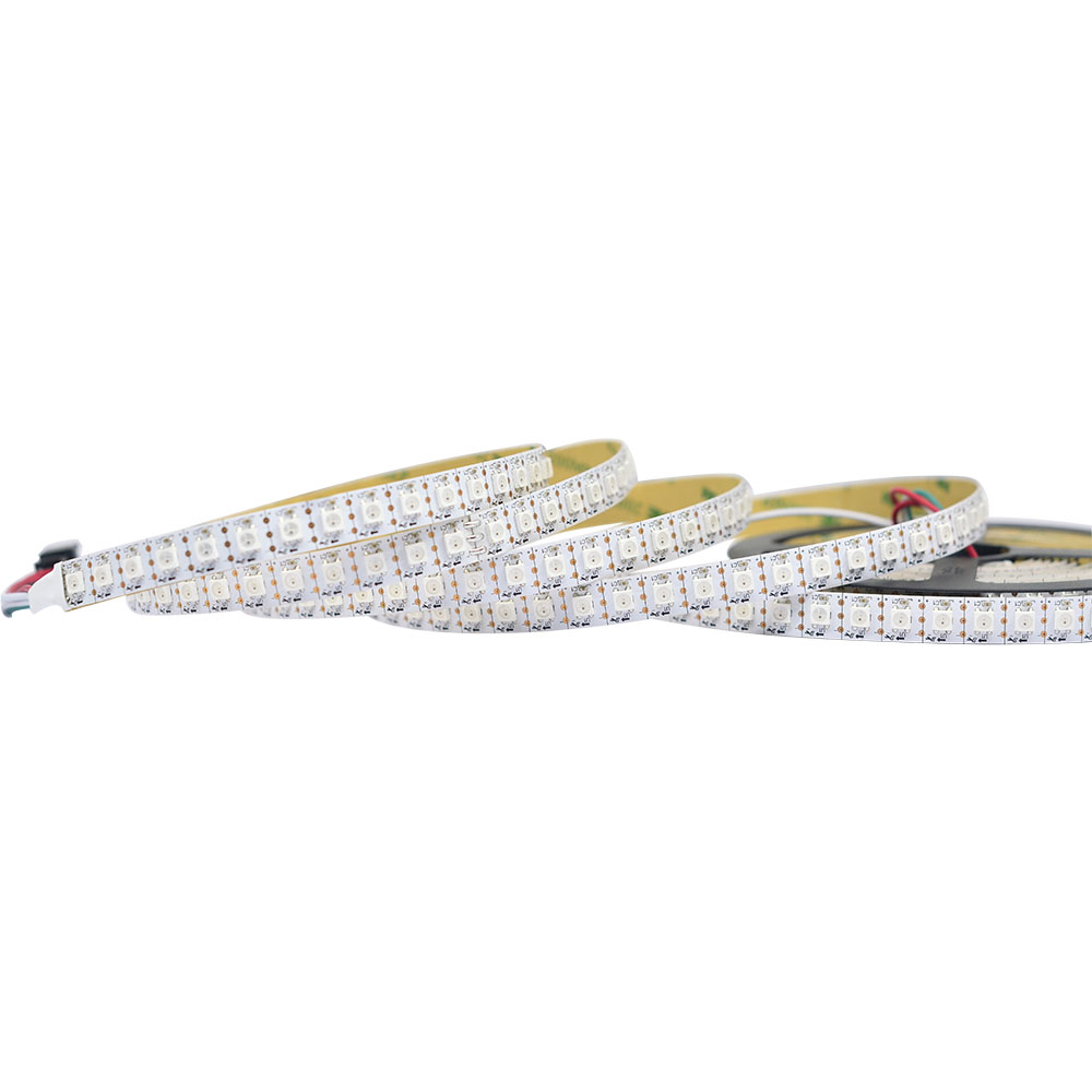 WS2812B DC5V Series Flexible LED Strip Lights, Programmable Pixel Full Color Chasing Waterproof Optional LED Strip Lights, 96LEDs/m 1.64-16.4ft Per Reel By Sale WS2812B DC5V Series Flexible LED Strip Lights, Programmable Pixel Full Color Chasing Waterproof Optional LED Strip Lights, 96LEDs/m 1.64-16.4ft Per Reel By Sale